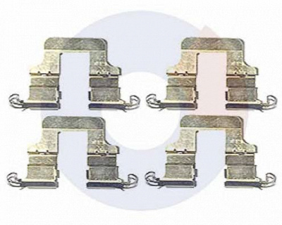 CARRAB BRAKE PARTS 2492 -  Комплектующие, колодки дискового тормоза